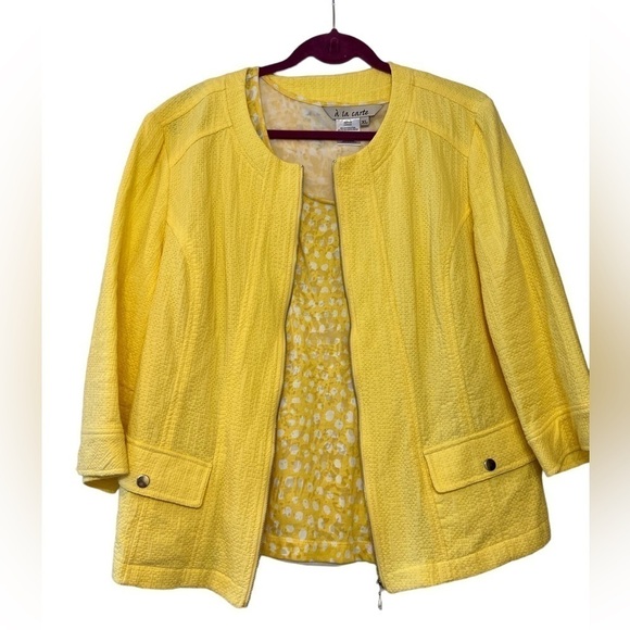 À la cart jacket with matching tank XL - Picture 2 of 13